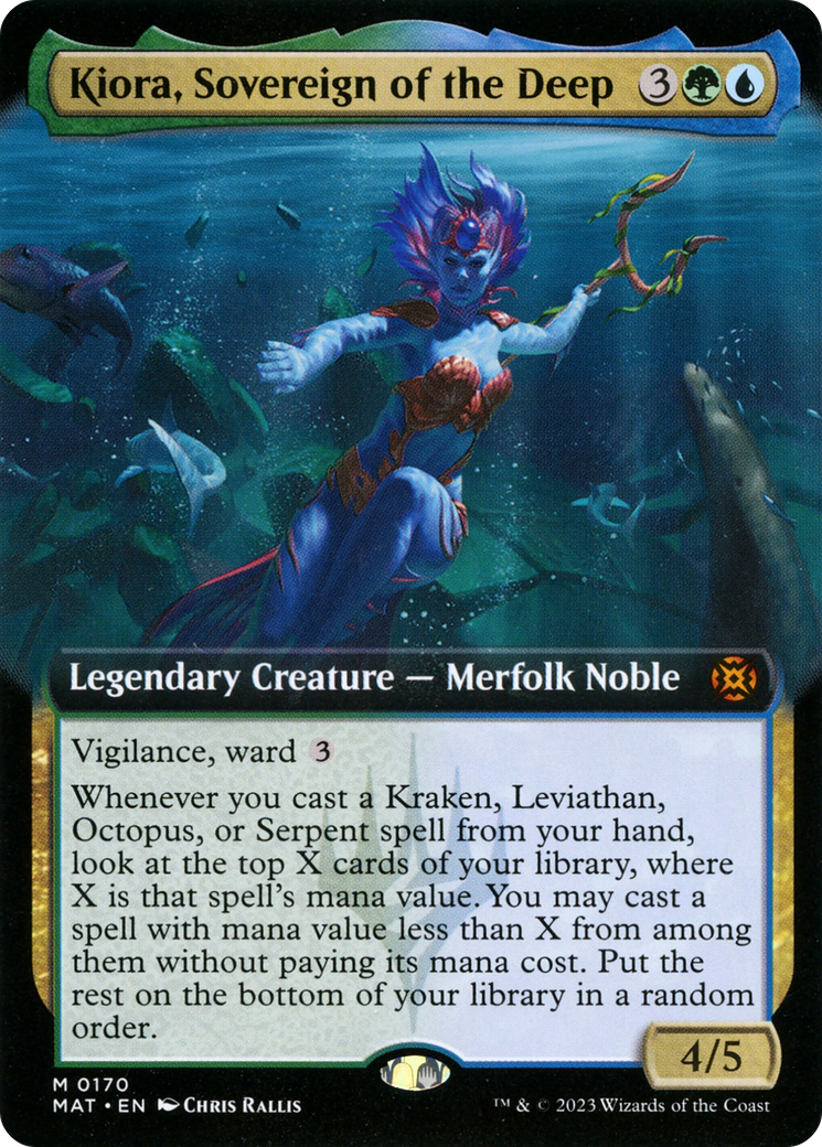 Kiora, Sovereign of the Deep (Extended Art) [March of the Machine: The Aftermath] | Nerdhalla Games