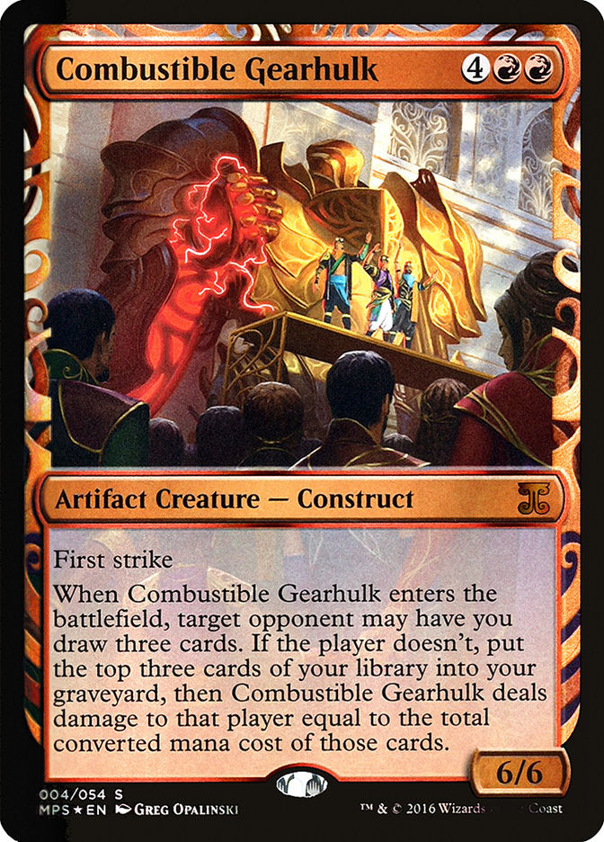 Combustible Gearhulk [Kaladesh Inventions] | Nerdhalla Games