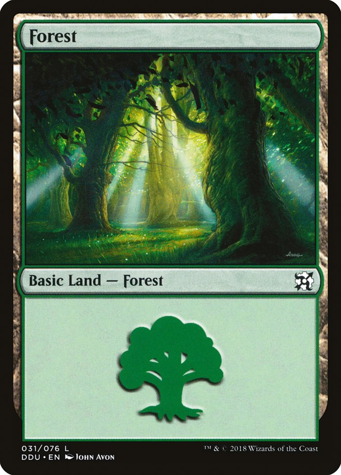 Forest (31) [Duel Decks: Elves vs. Inventors] | Nerdhalla Games