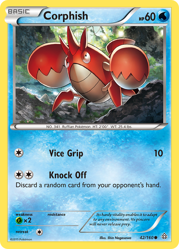 Corphish (42/160) [XY: Primal Clash] | Nerdhalla Games