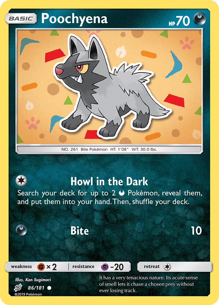 Poochyena (86/181) [Sun & Moon: Team Up] | Nerdhalla Games