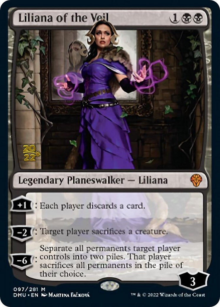 Liliana of the Veil [Dominaria United Prerelease Promos] | Nerdhalla Games