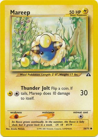 Mareep (58/75) [Neo Discovery Unlimited] | Nerdhalla Games