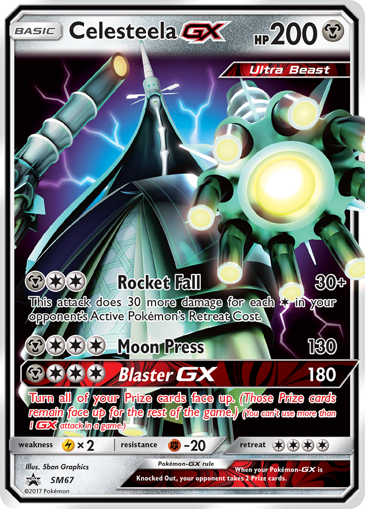 Celesteela GX (SM67) [Sun & Moon: Black Star Promos] | Nerdhalla Games