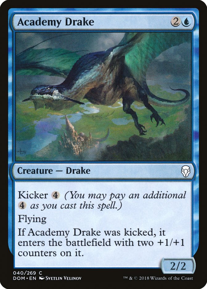 Academy Drake [Dominaria] | Nerdhalla Games