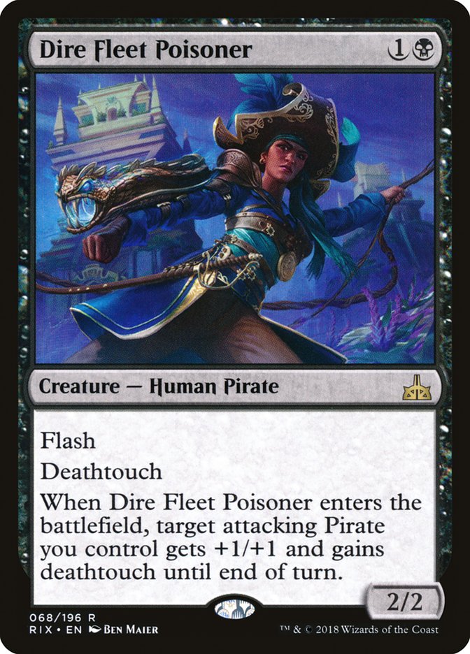 Dire Fleet Poisoner [Rivals of Ixalan] | Nerdhalla Games