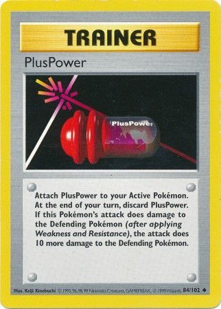 PlusPower (84/102) [Base Set Shadowless Unlimited] | Nerdhalla Games