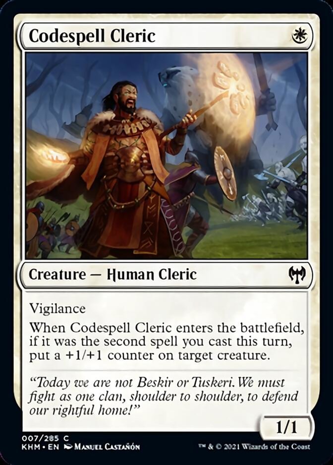 Codespell Cleric [Kaldheim] | Nerdhalla Games