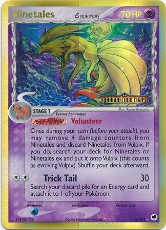 Ninetales (8/101) (Delta Species) (Stamped) [EX: Dragon Frontiers] | Nerdhalla Games