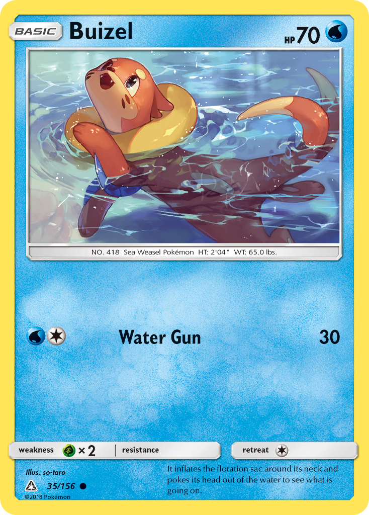 Buizel (35/156) [Sun & Moon: Ultra Prism] | Nerdhalla Games