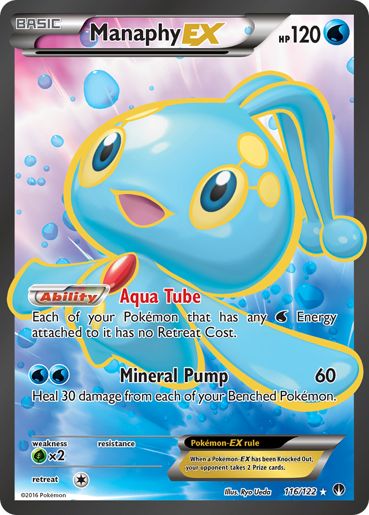 Manaphy EX (116/122) [XY: BREAKpoint] | Nerdhalla Games