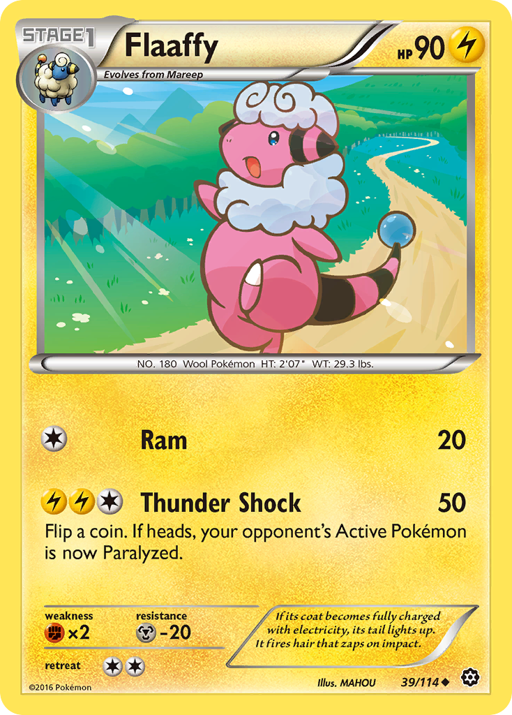 Flaaffy (39/114) [XY: Steam Siege] | Nerdhalla Games