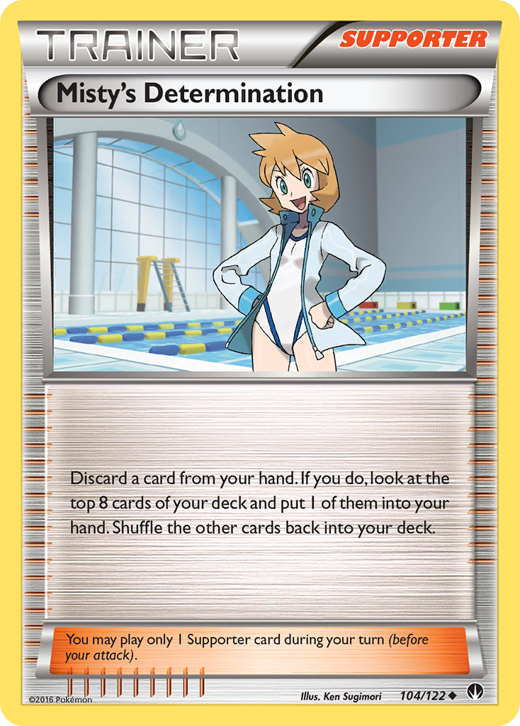 Misty's Determination (104/122) [XY: BREAKpoint] | Nerdhalla Games