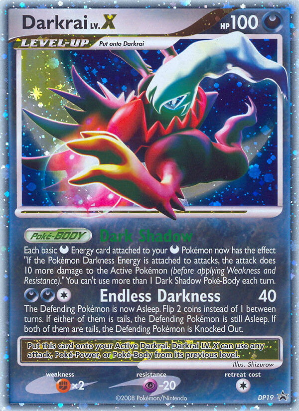 Darkrai LV.X (DP19) [Diamond & Pearl: Black Star Promos] | Nerdhalla Games