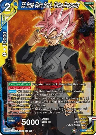 SS Rose Goku Black, Divine Prosperity [P-206] | Nerdhalla Games