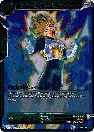 SS Vegeta, Exploding with Energy [BT6-056_PR] | Nerdhalla Games