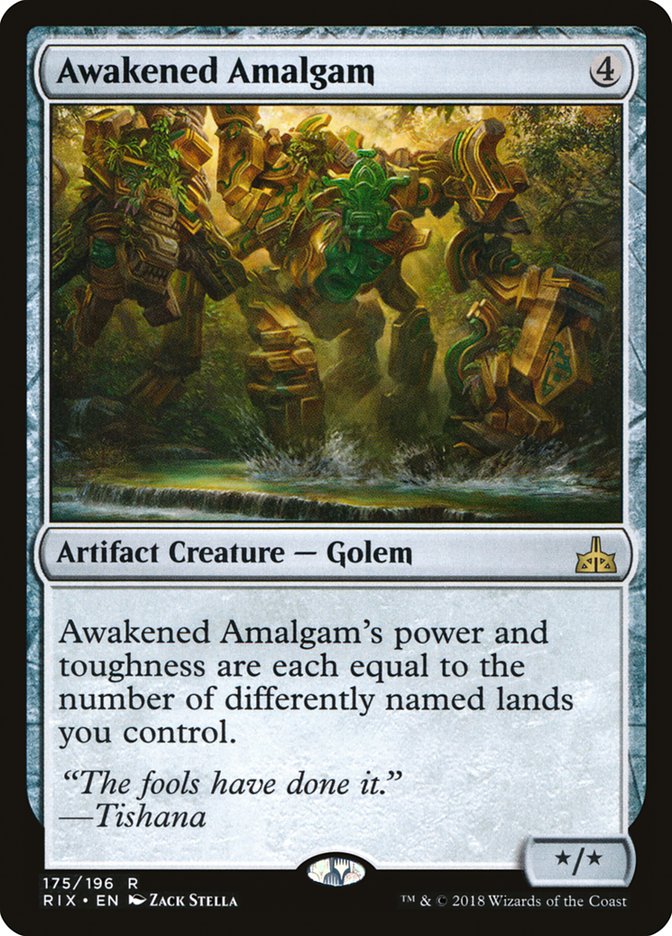 Awakened Amalgam [Rivals of Ixalan] | Nerdhalla Games