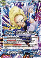 Android 18 // Android 18, Impenetrable Rushdown (BT20-023) [Power Absorbed Prerelease Promos] | Nerdhalla Games