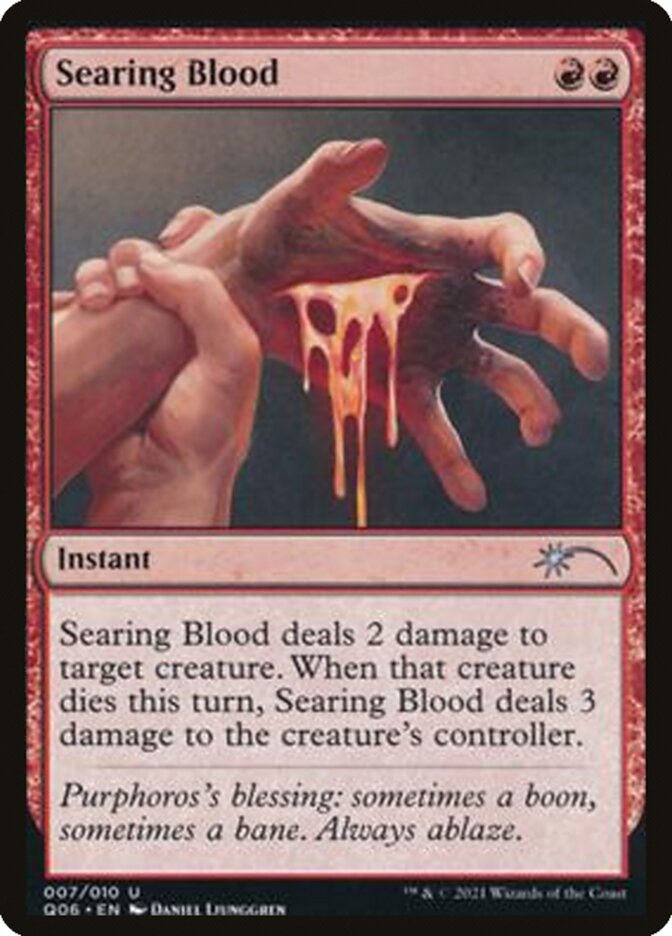 Searing Blood [Pioneer Challenger Decks 2021] | Nerdhalla Games