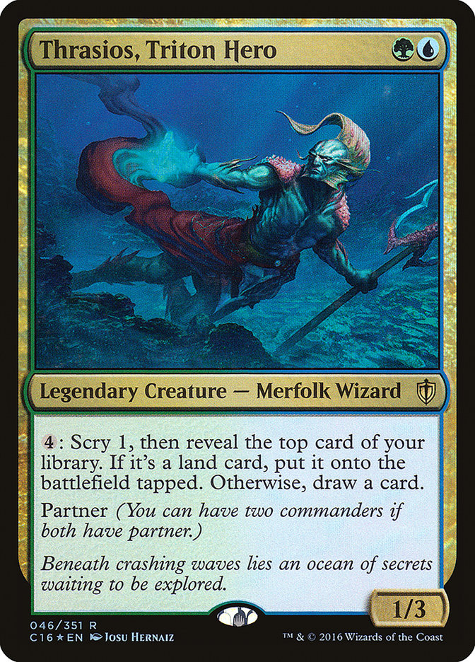 Thrasios, Triton Hero [Commander 2016] | Nerdhalla Games