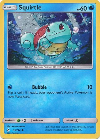 Squirtle (33/214) (Premium Collection Promo) [Sun & Moon: Unbroken Bonds] | Nerdhalla Games