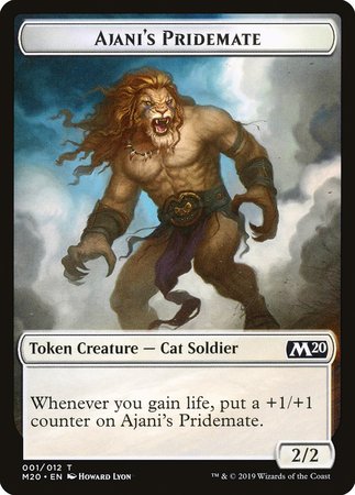 Ajani's Pridemate Token [Core Set 2020 Tokens] | Nerdhalla Games