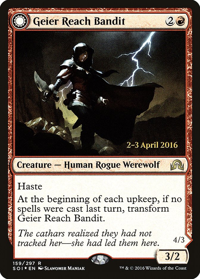 Geier Reach Bandit // Vildin-Pack Alpha [Shadows over Innistrad Prerelease Promos] | Nerdhalla Games