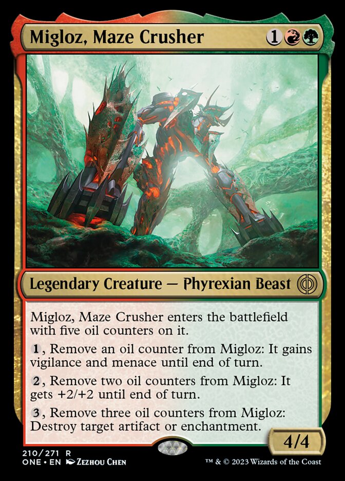 Migloz, Maze Crusher [Phyrexia: All Will Be One] | Nerdhalla Games