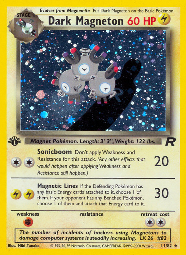 Dark Magneton (11/82) [Team Rocket 1st Edition] | Nerdhalla Games