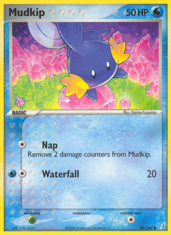 Mudkip (58/100) [EX: Crystal Guardians] | Nerdhalla Games