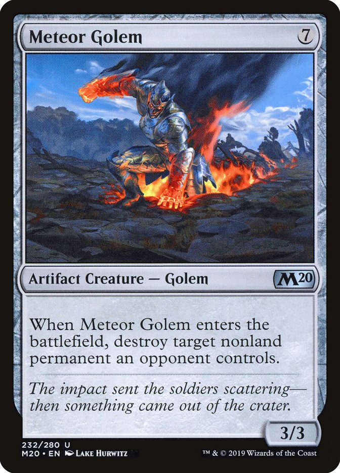 Meteor Golem [Core Set 2020] | Nerdhalla Games