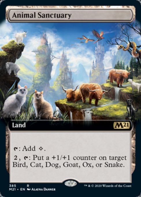 Animal Sanctuary (Extended Art) [Core Set 2021] | Nerdhalla Games