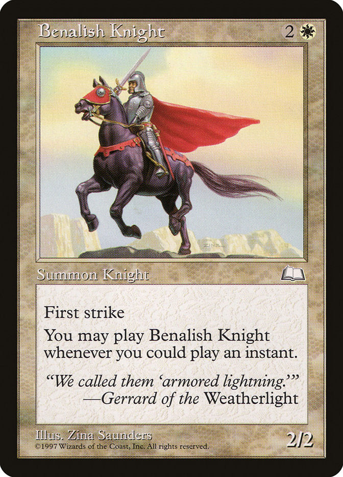 Benalish Knight [Weatherlight] | Nerdhalla Games