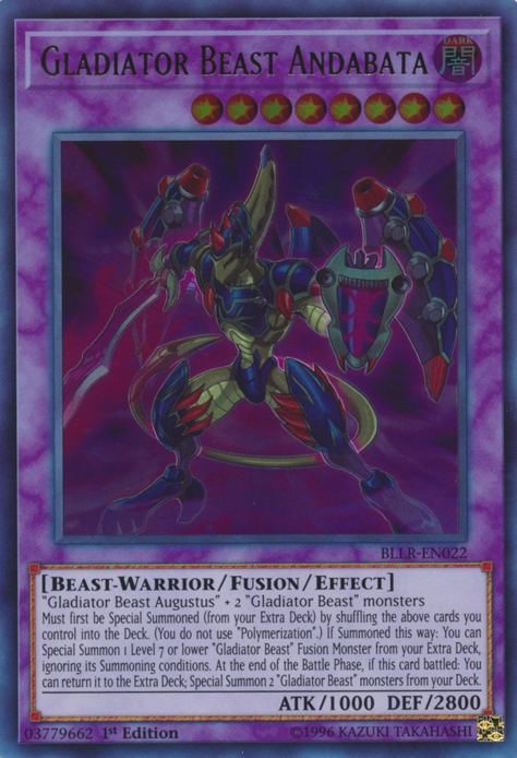 Gladiator Beast Andabata [BLLR-EN022] Ultra Rare | Nerdhalla Games