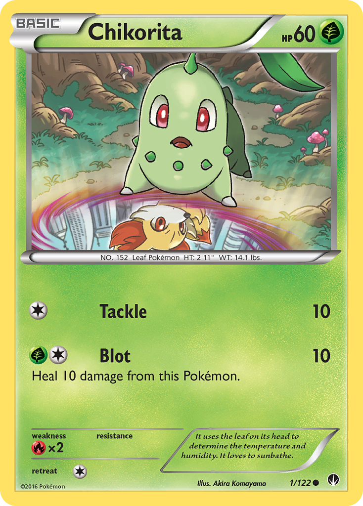 Chikorita (1/122) [XY: BREAKpoint] | Nerdhalla Games