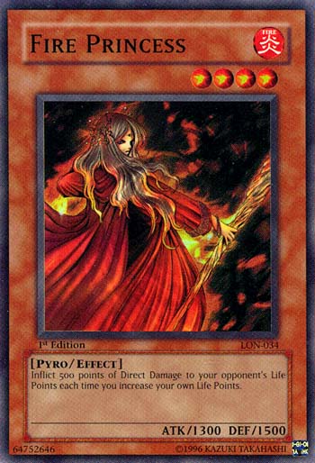 Fire Princess [LON-034] Super Rare | Nerdhalla Games