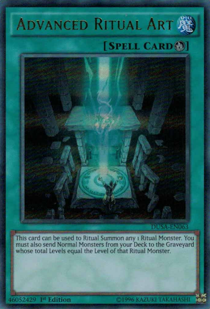 Advanced Ritual Art [DUSA-EN063] Ultra Rare | Nerdhalla Games