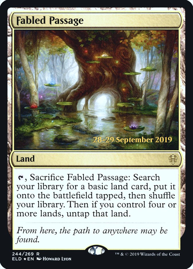 Fabled Passage  [Throne of Eldraine Prerelease Promos] | Nerdhalla Games