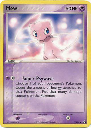 Mew (111/110) (Non Holo DVD Promo) [EX: Holon Phantoms] | Nerdhalla Games