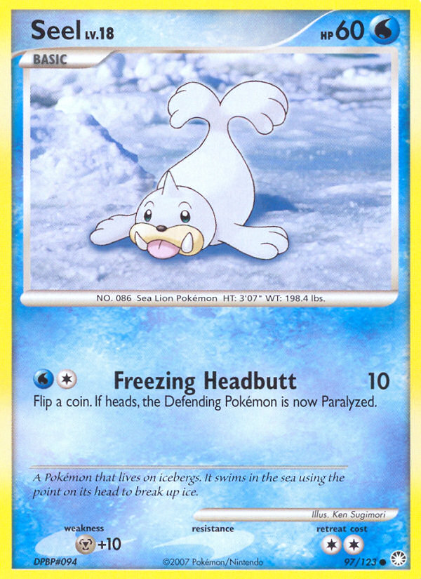 Seel (97/123) [Diamond & Pearl: Mysterious Treasures] | Nerdhalla Games