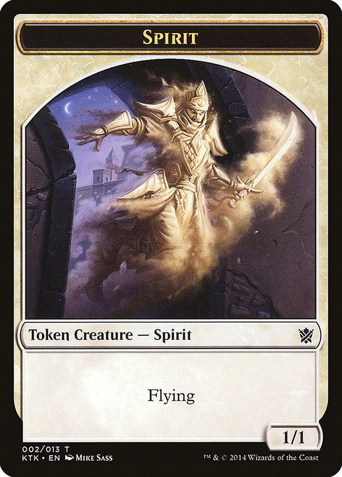 Spirit [Khans of Tarkir Tokens] | Nerdhalla Games