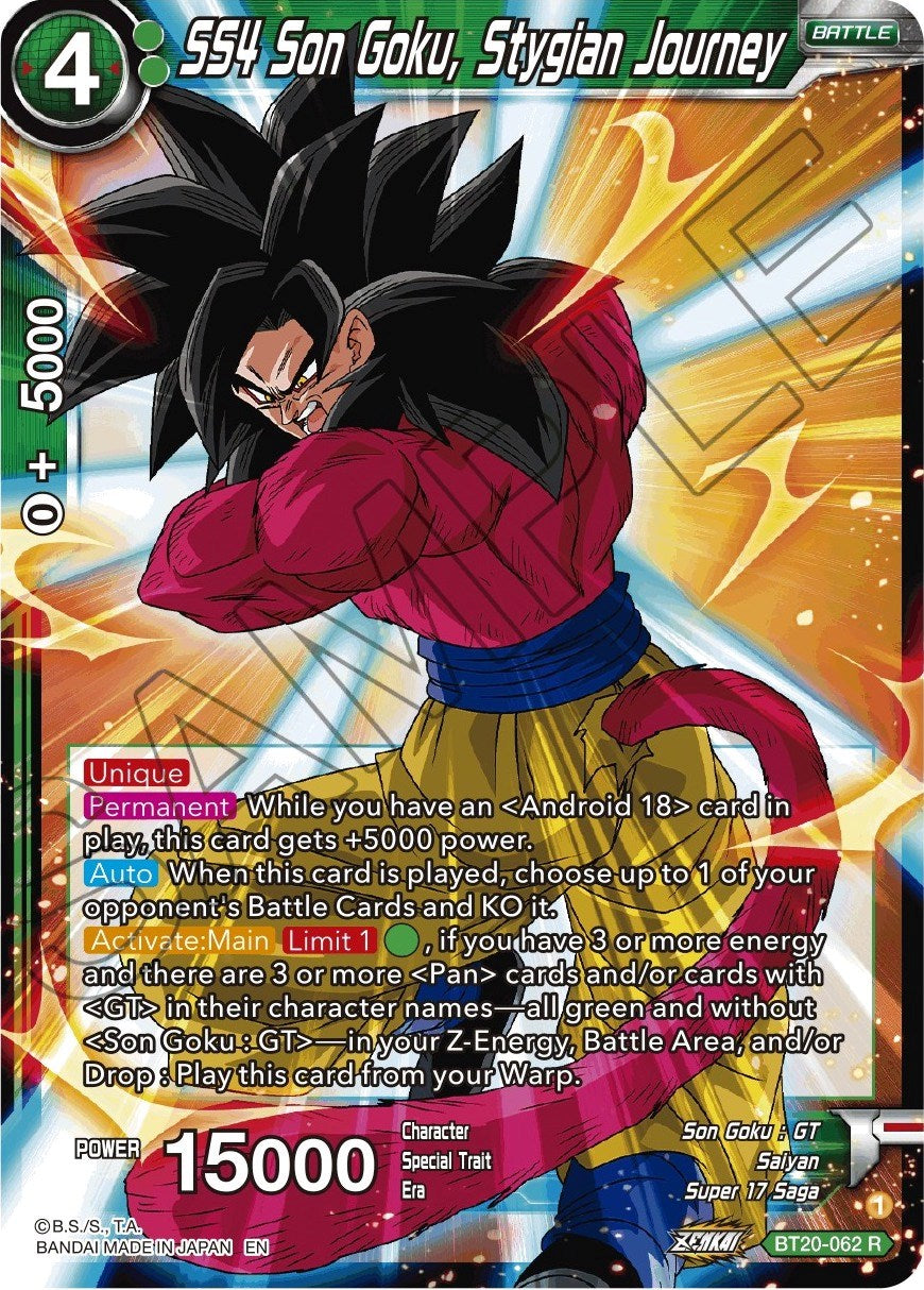 SS4 Son Goku, Stygian Journey (BT20-062) [Power Absorbed] | Nerdhalla Games