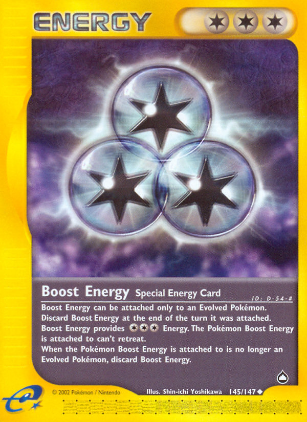 Boost Energy (145/147) [Aquapolis] | Nerdhalla Games