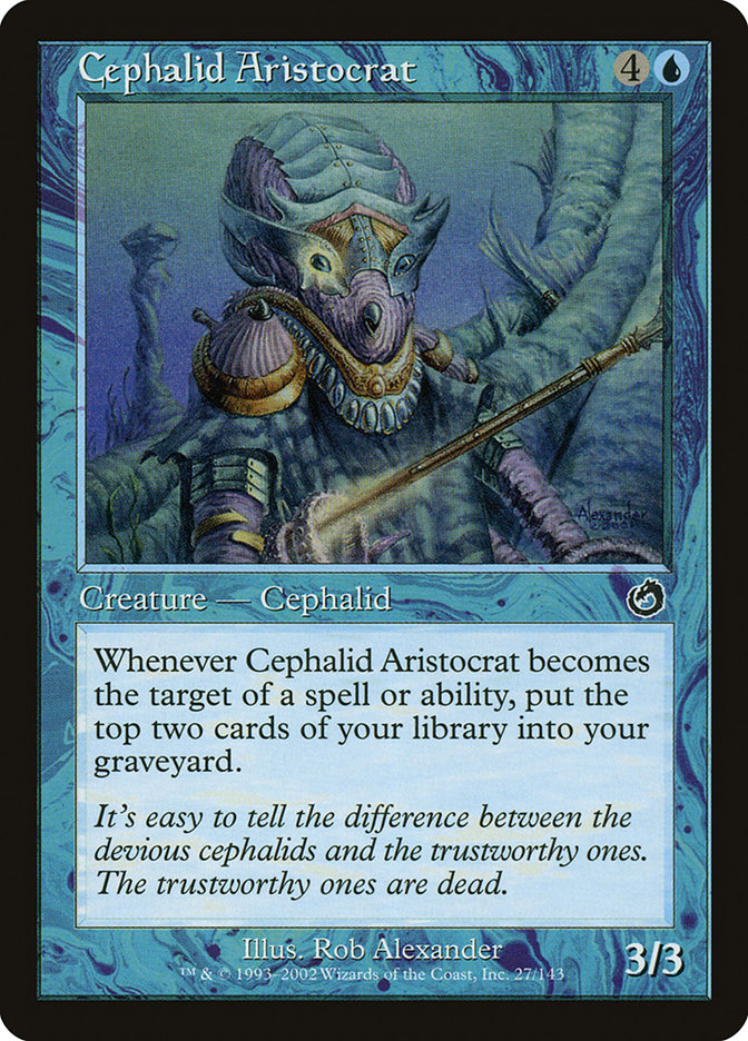 Cephalid Aristocrat [Torment] | Nerdhalla Games