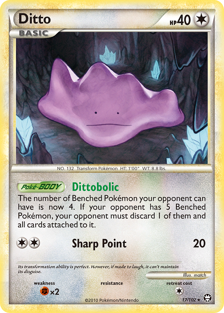 Ditto (17/102) [HeartGold & SoulSilver: Triumphant] | Nerdhalla Games