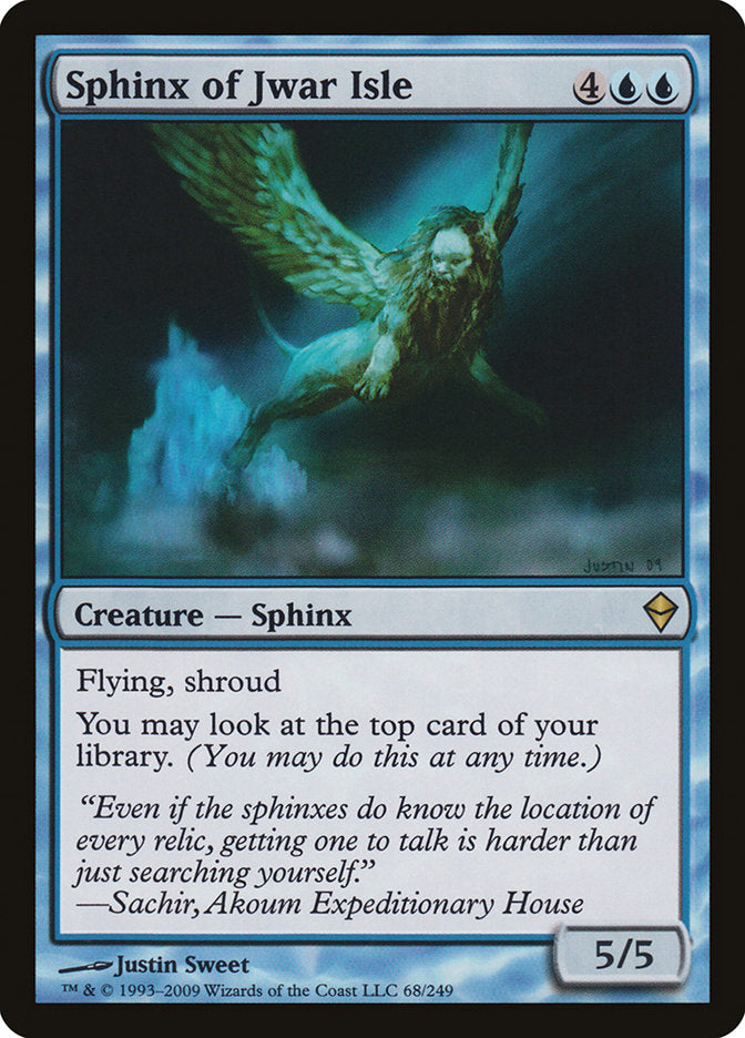 Sphinx of Jwar Isle [Zendikar] | Nerdhalla Games