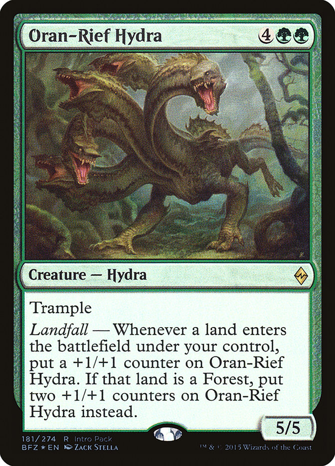 Oran-Rief Hydra (Intro Pack) [Battle for Zendikar Promos] | Nerdhalla Games