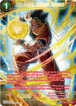 Son Gohan, Ultimate Essence (SPR) (BT14-007) [Cross Spirits] | Nerdhalla Games