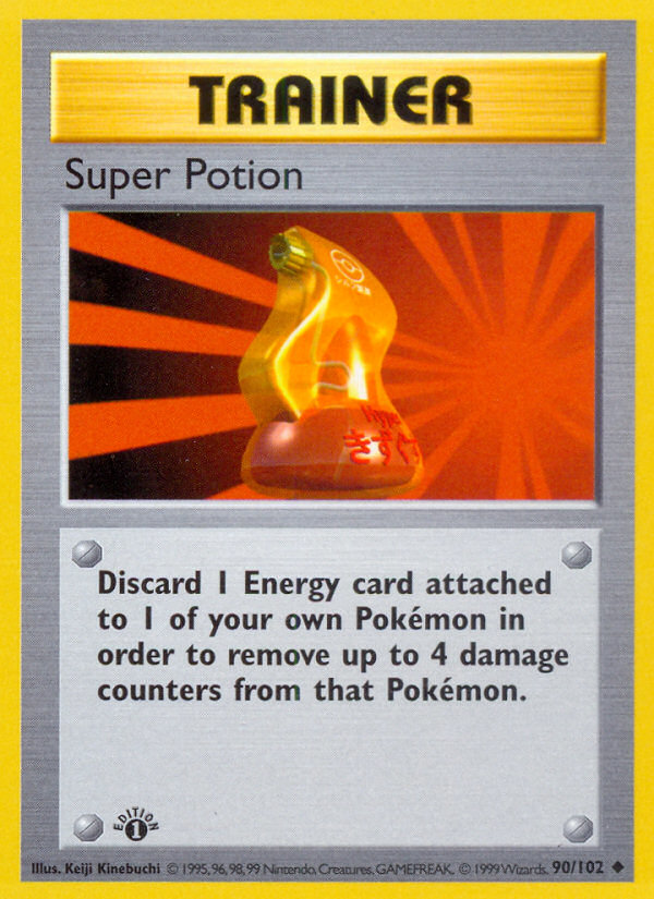 Super Potion (90/102) (Shadowless) [Base Set 1st Edition] | Nerdhalla Games