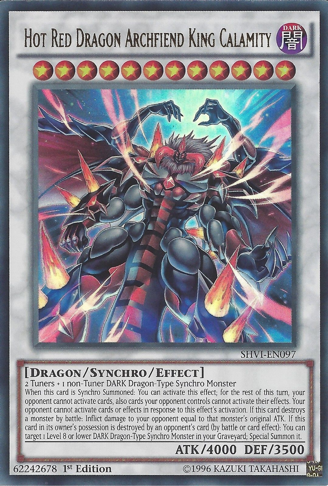 Hot Red Dragon Archfiend King Calamity [SHVI-EN097] Ultra Rare | Nerdhalla Games